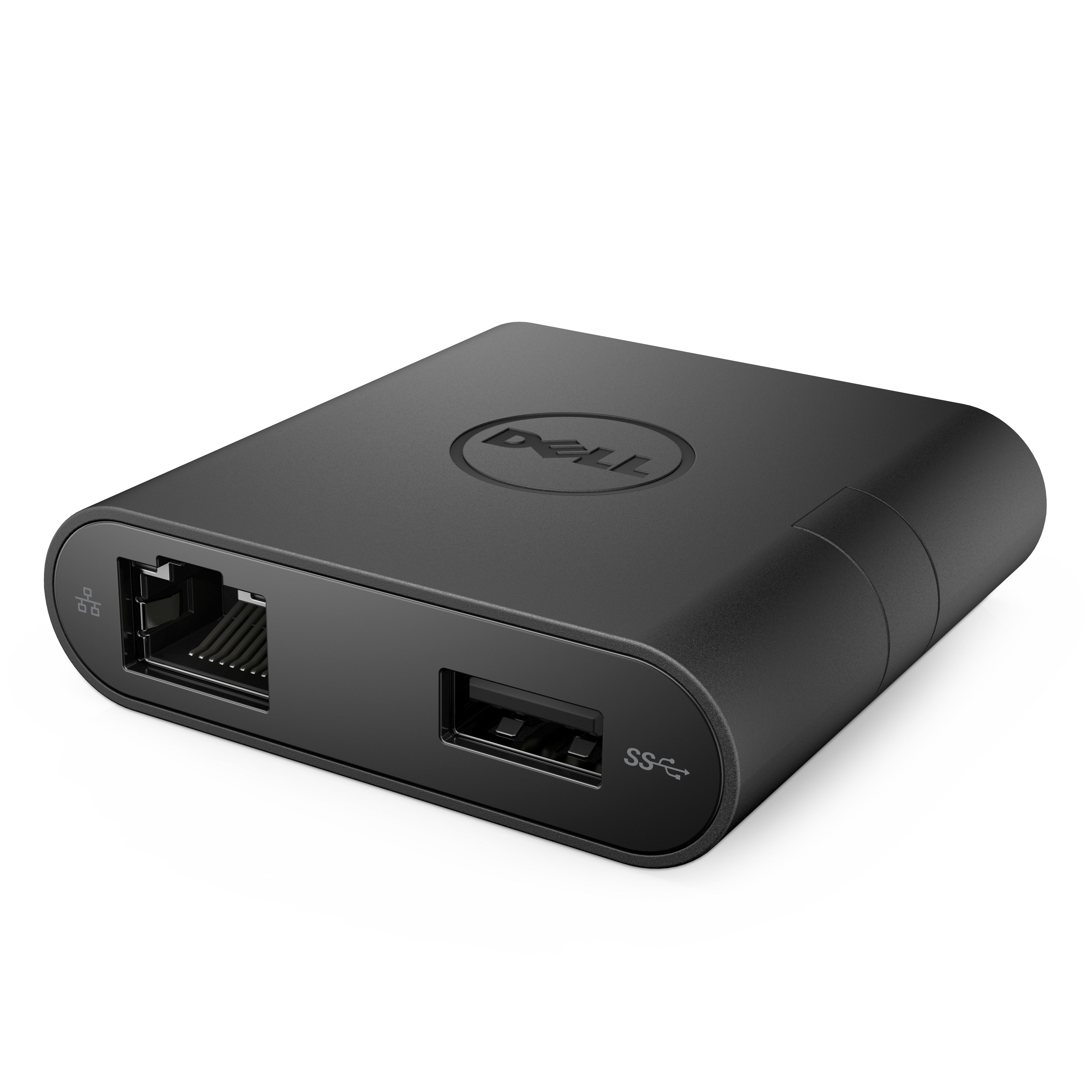 DELL DA200 USB-C Multiport-Adapter – HDMI, VGA, Gigabit Ethernet, USB-A 5 Gbit/s, 1920 × 1080