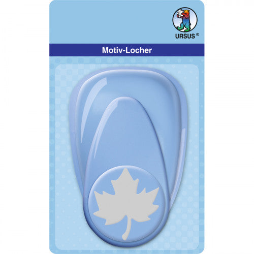 URSUS 19450014 – Motivstanzer Ahorn – Ø 51 mm, blau