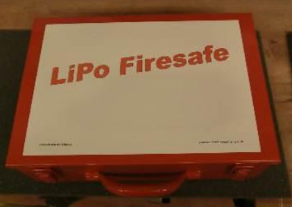 Willimann LiPo Firesafe Typ 01 – 340 × 260 × 110 mm – Rot
