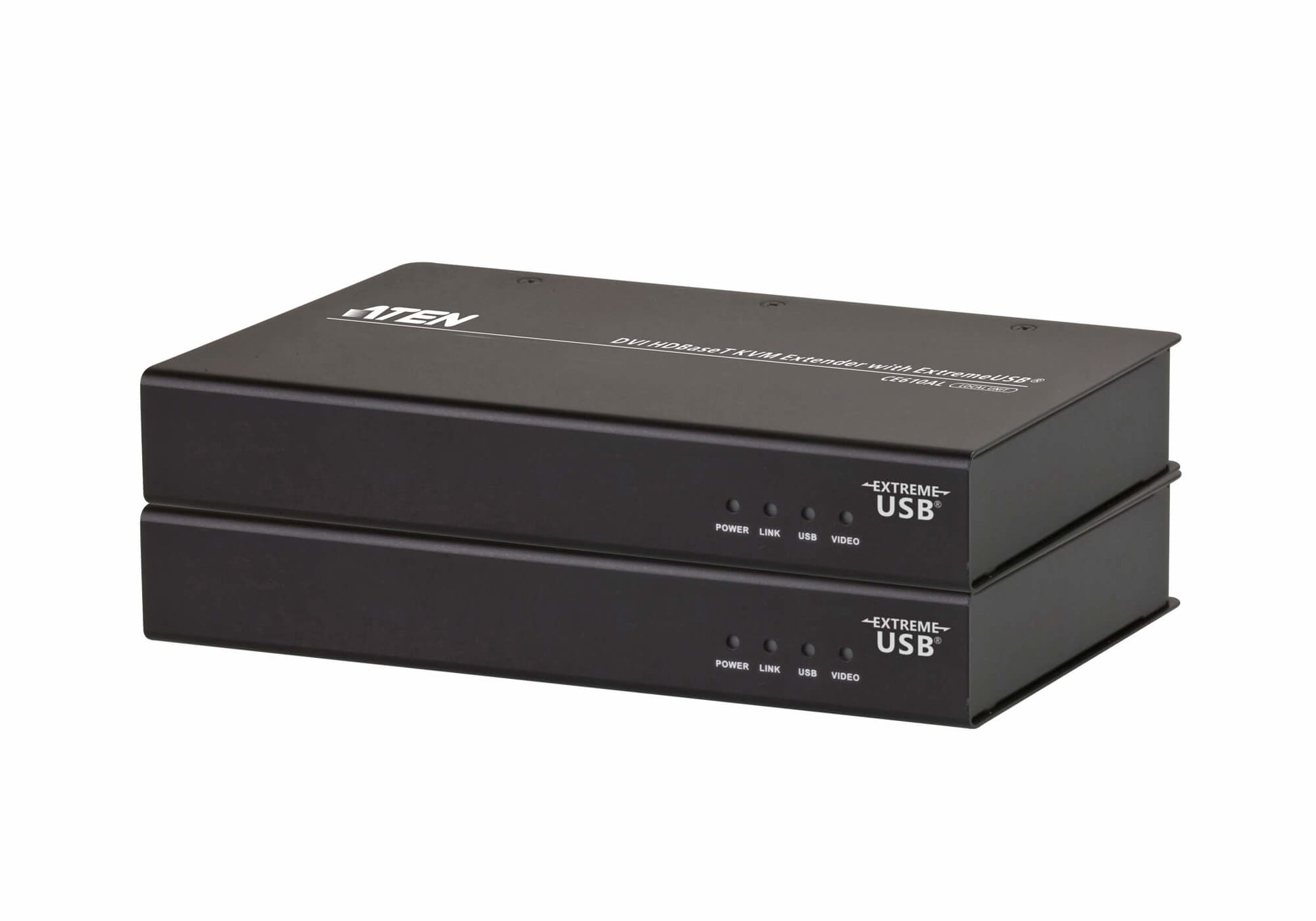 ATEN CE610A – DVI/USB 2.0 KVM-Extender über Netzwerk (RJ-45), 1920 × 1200, Set