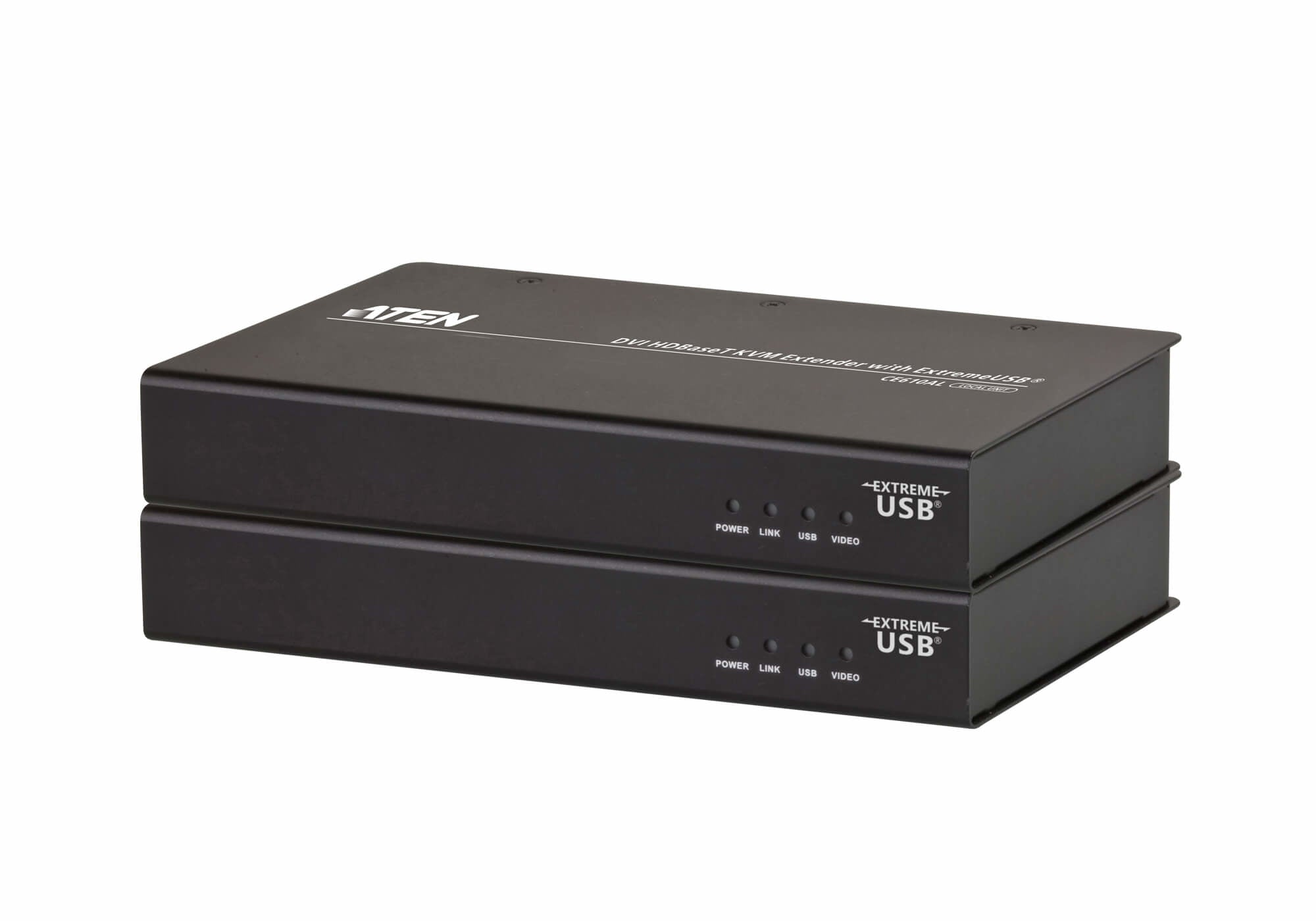 ATEN CE610A – DVI/USB 2.0 KVM-Extender über Netzwerk (RJ-45), 1920 × 1200, Set