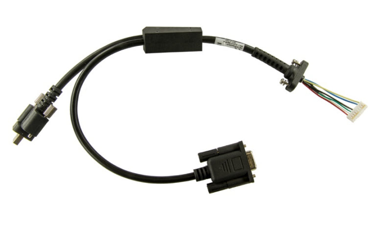 Zebra USB-auf-RS232 Y-Kabel – 0,37 m – Schwarz – für VC70