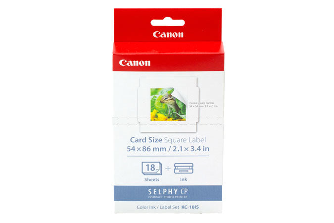Canon Thermotransferband – 54 mm × 0,09 m, für SELPHY CP1300, SELPHY CP910, SELPHY CP900 und andere