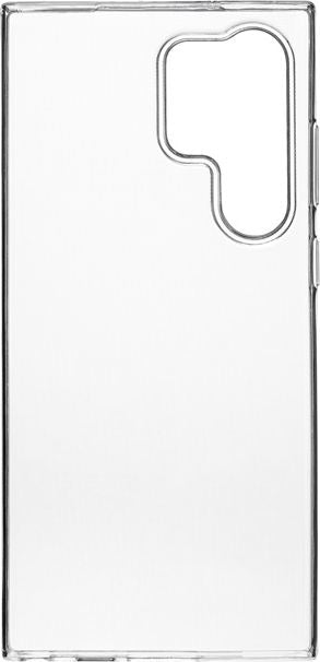 eSTUFF LONDON Backcover – für Samsung Galaxy S23 Ultra, TPU, Transparent, kabelloses Laden