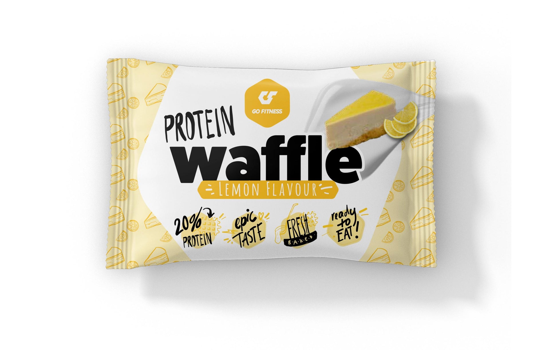 Go Fitness Protein-Waffel – Zitrone – 55 g
