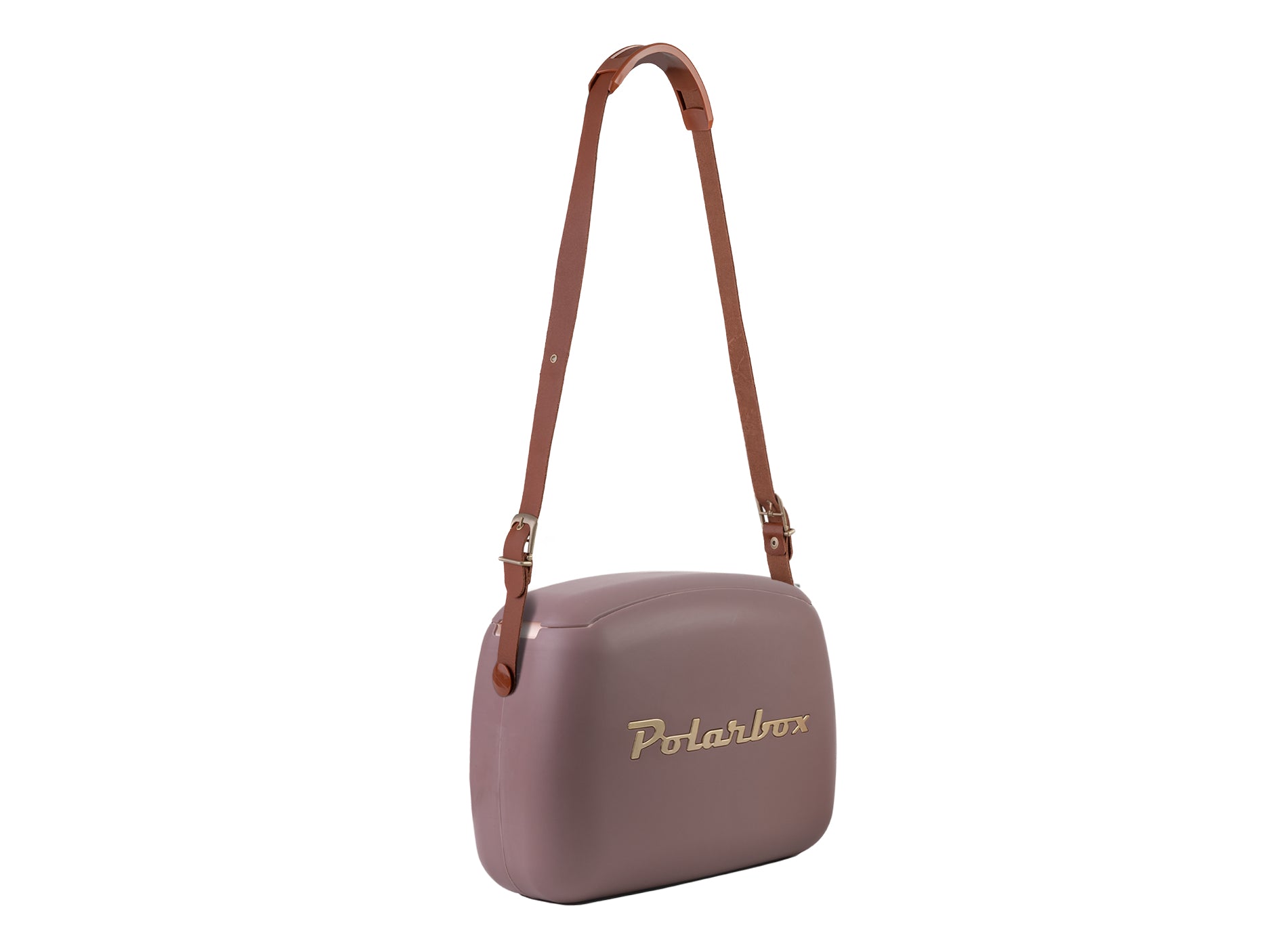 Polarbox Kühltasche – passiv, 24 h, verstellbarer Schultergurt – 6 l – braun