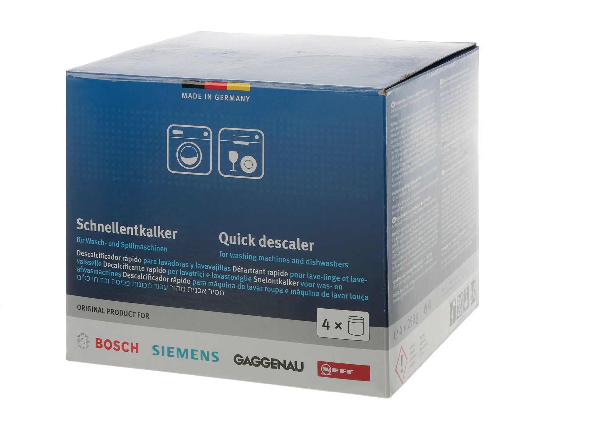 Siemens Entkalkungsmittel Schnellentkalker für Waschmaschine & Geschirrspüler – 1 kg