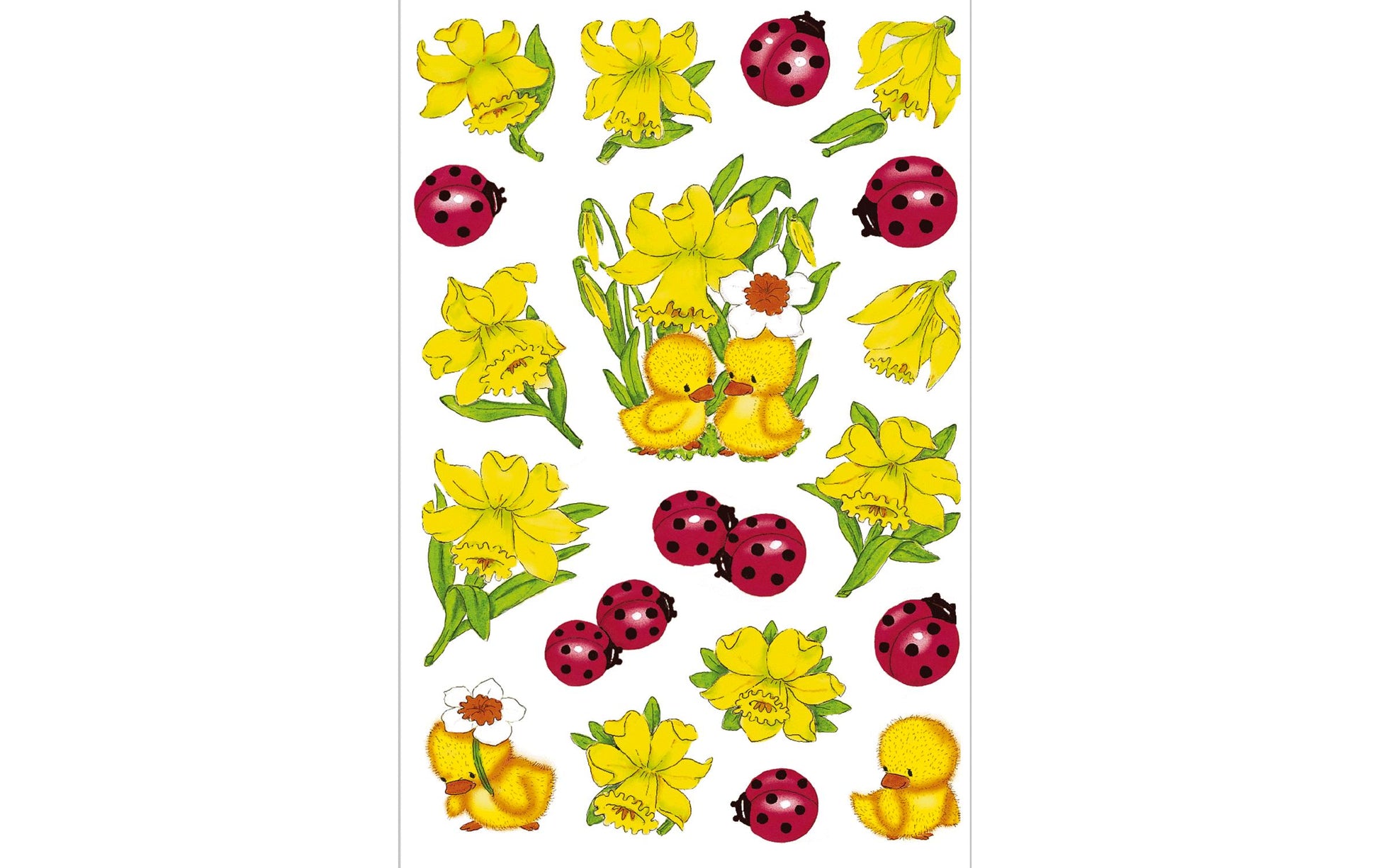 HERMA Schmucketiketten – Osterglocken – 57 Stück – permanent – mehrfarbig – 84 × 120 mm