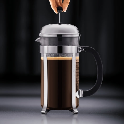 Bodum Chambord French Press Kaffeebereiter – 0,35 l, 3 Tassen, Gold