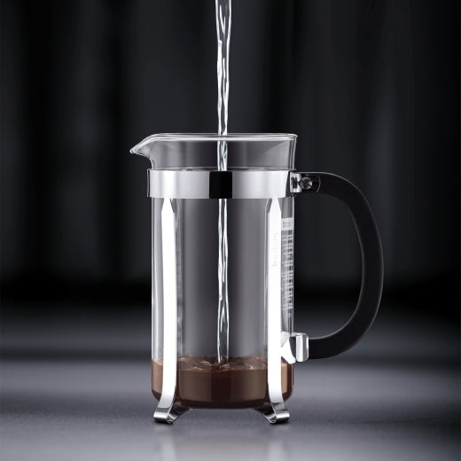 Bodum Chambord French Press Kaffeebereiter – 0,35 l, 3 Tassen, Gold