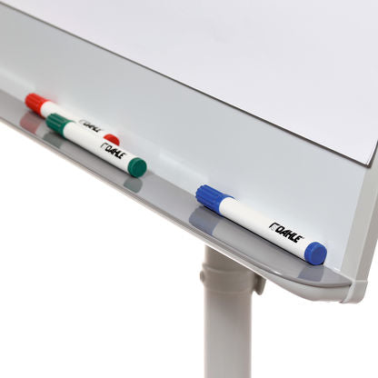 Dahle Flip-Chart 96003 TEAM – 68 × 210 cm, weiss, Aluminium, Metall, Kunststoff