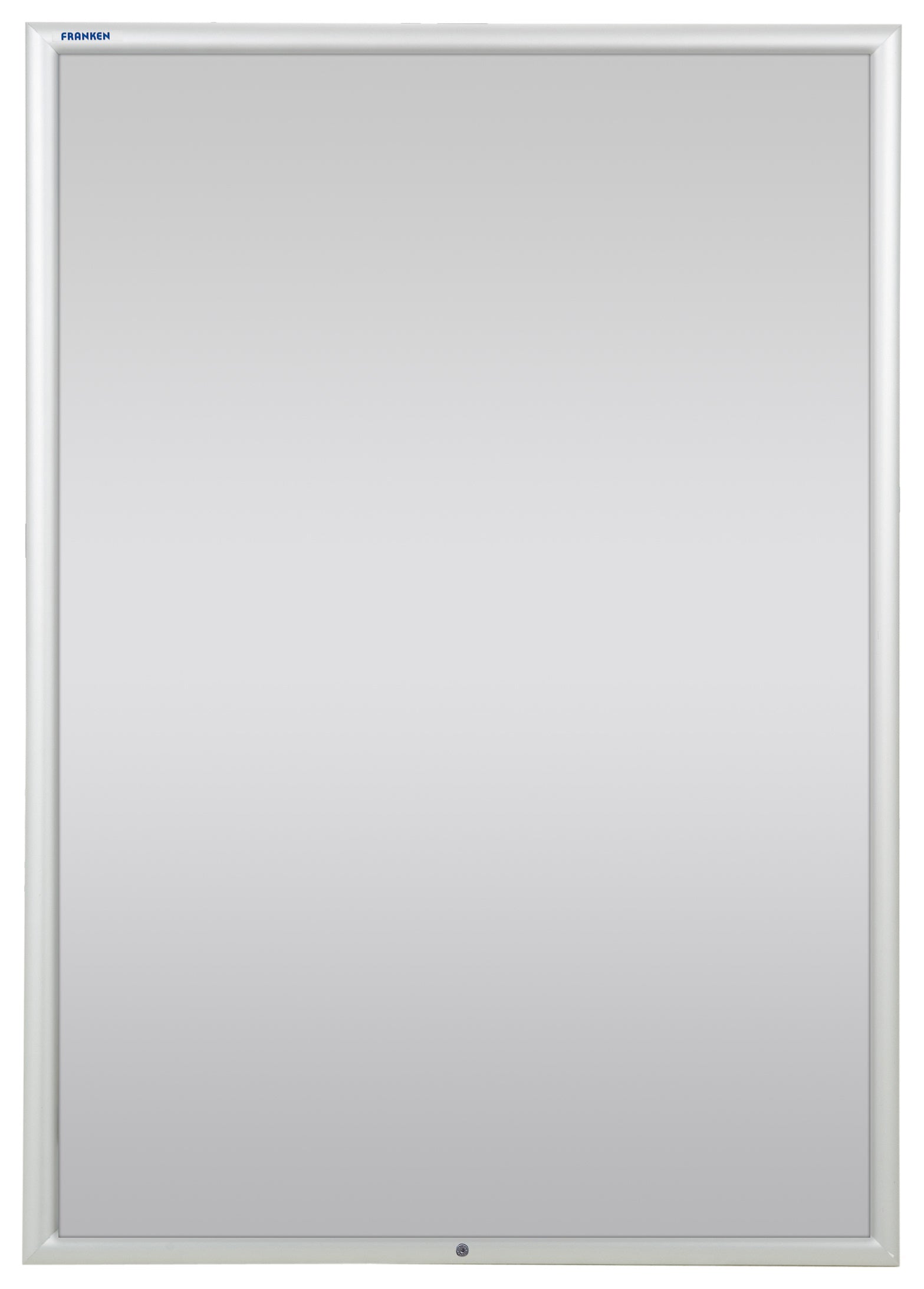 Franken Plakatrahmen Security – 903 × 1251 mm, silber, Aluminium, Polystyrol, 1er-Pack