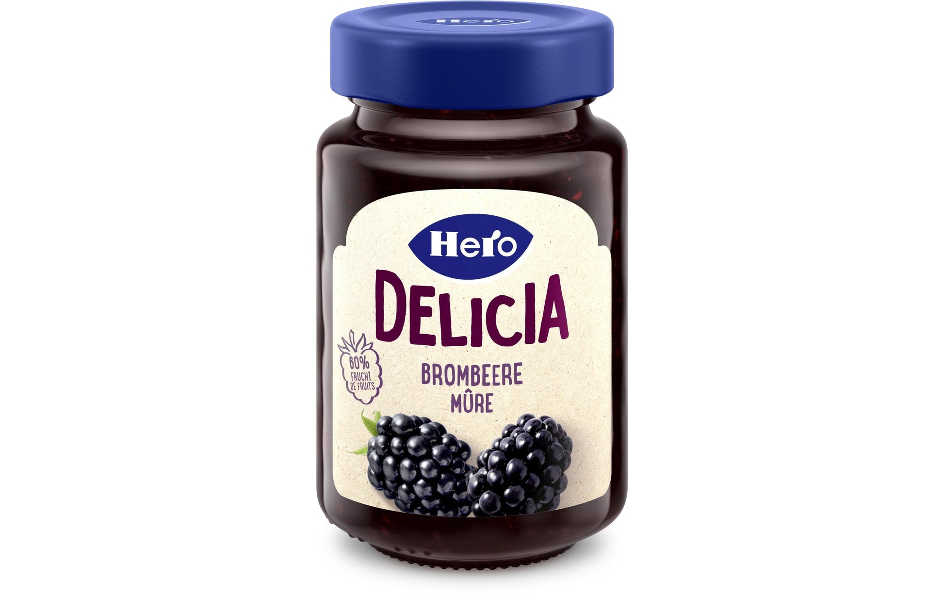 Hero Brombeerkonfitüre – glutenfrei, laktosefrei – 290 g