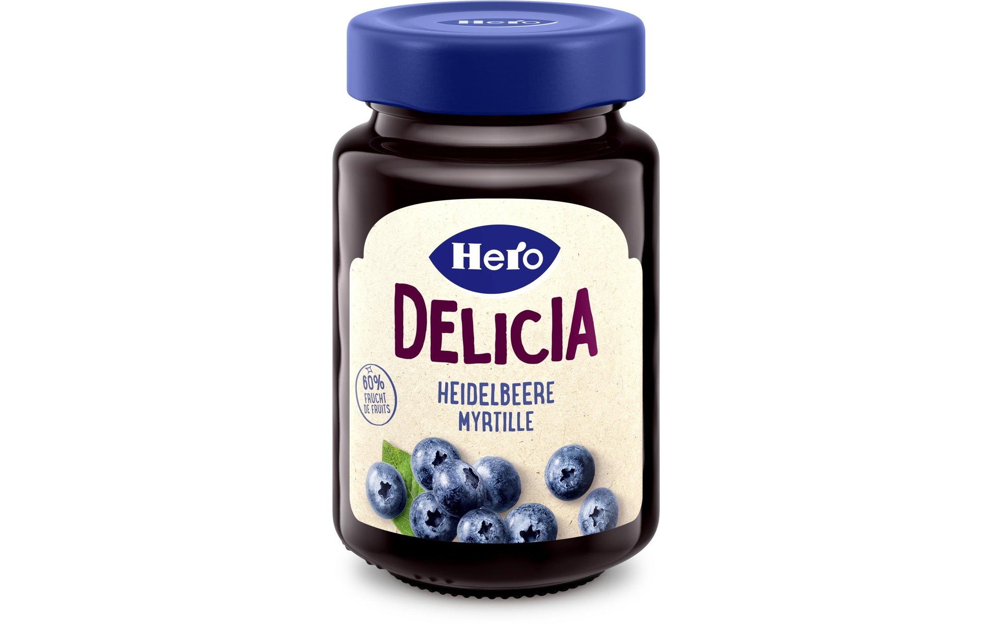 Hero Heidelbeer-Konfitüre – glutenfrei, laktosefrei – 290 g