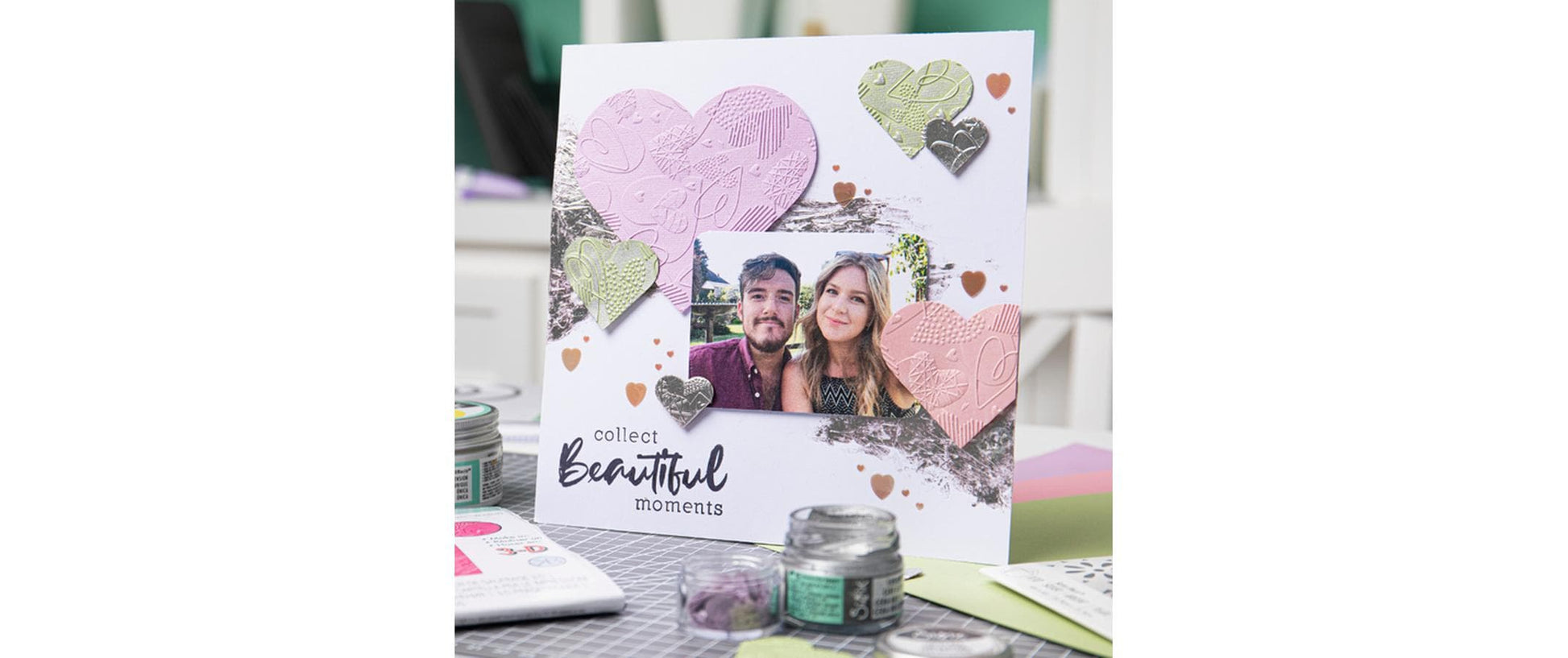 Sizzix Prägeschablone – Herzen – 15,9 × 10,8 cm
