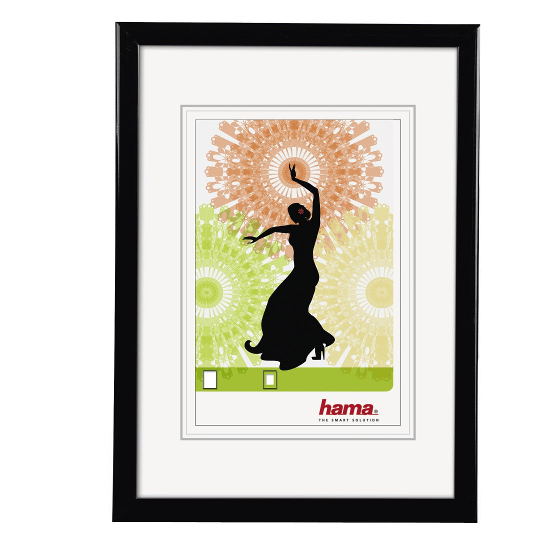 Hama Bilderrahmen – für 15 × 20 cm – Kunststoff, Schwarz
