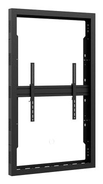Hagor Enclosure 75" – Schutzgehäuse, Hochformat, VESA 600×800 mm, für Displays bis 75", Schwarz