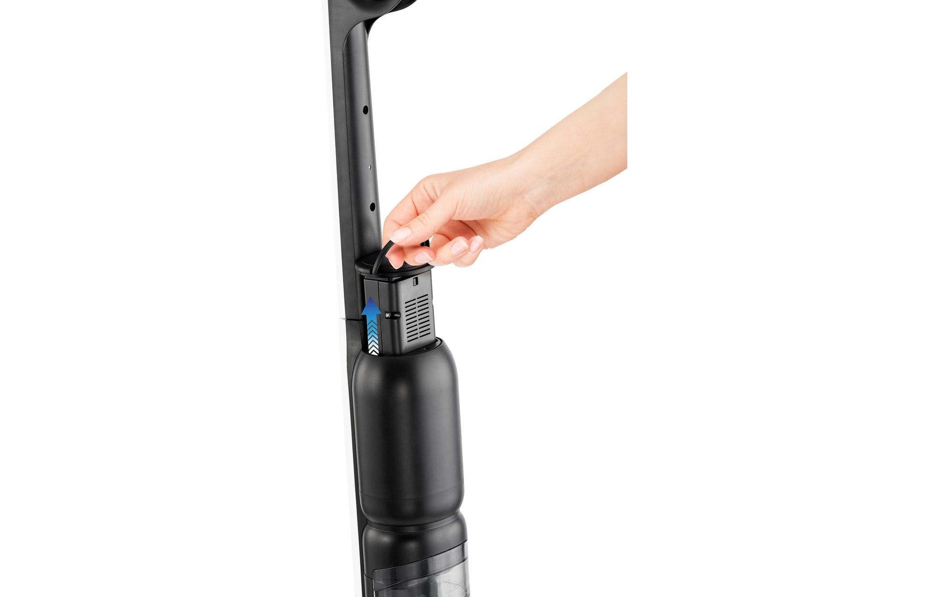 Trisa Akkustaubsauger Wet Clean Comf. T1870, 2-in-1 – 45 min, 30 W, Frischwassertank 0,5 l