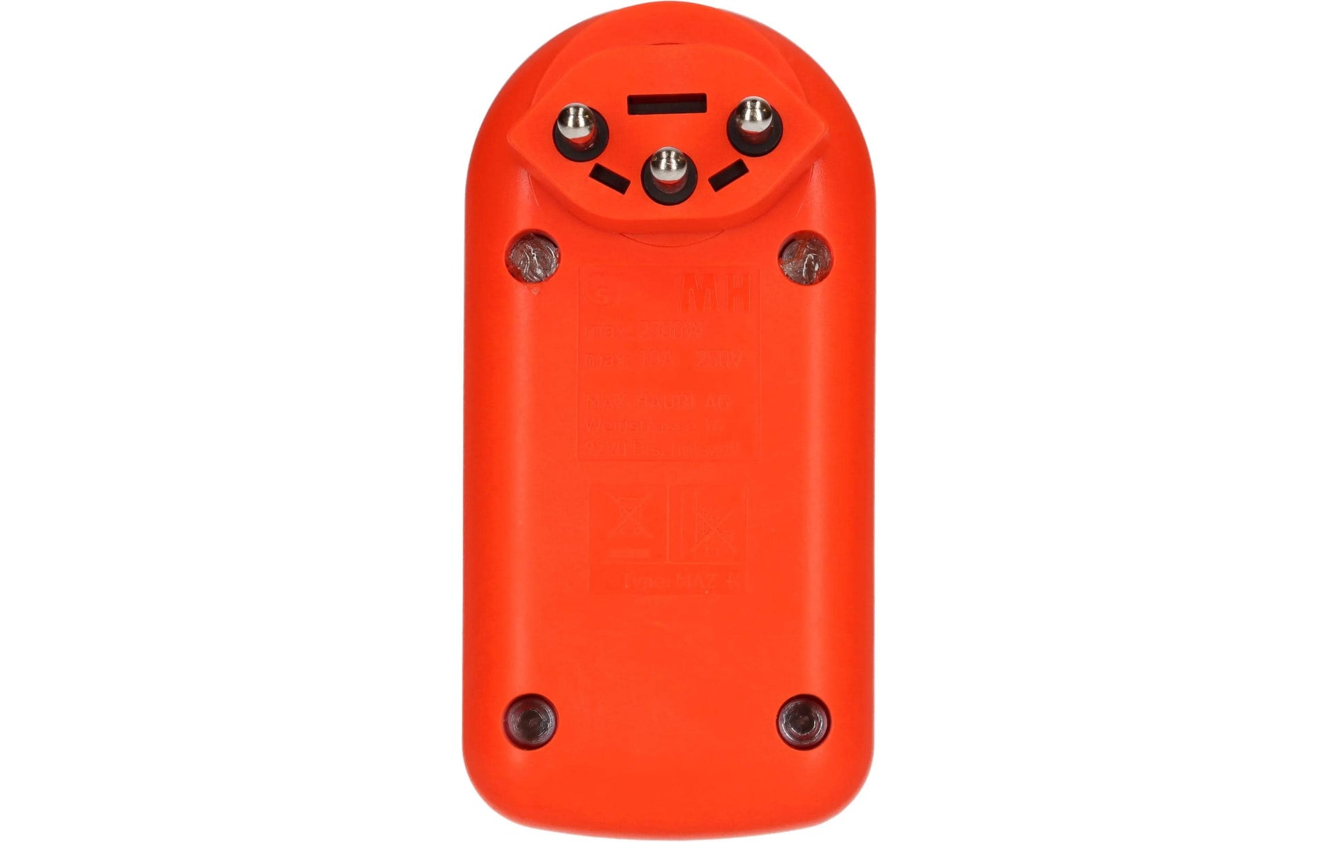 Max Hauri AG Max Hauri Adapterkabel, T12 zu 2×T13, 9,5 cm – orange