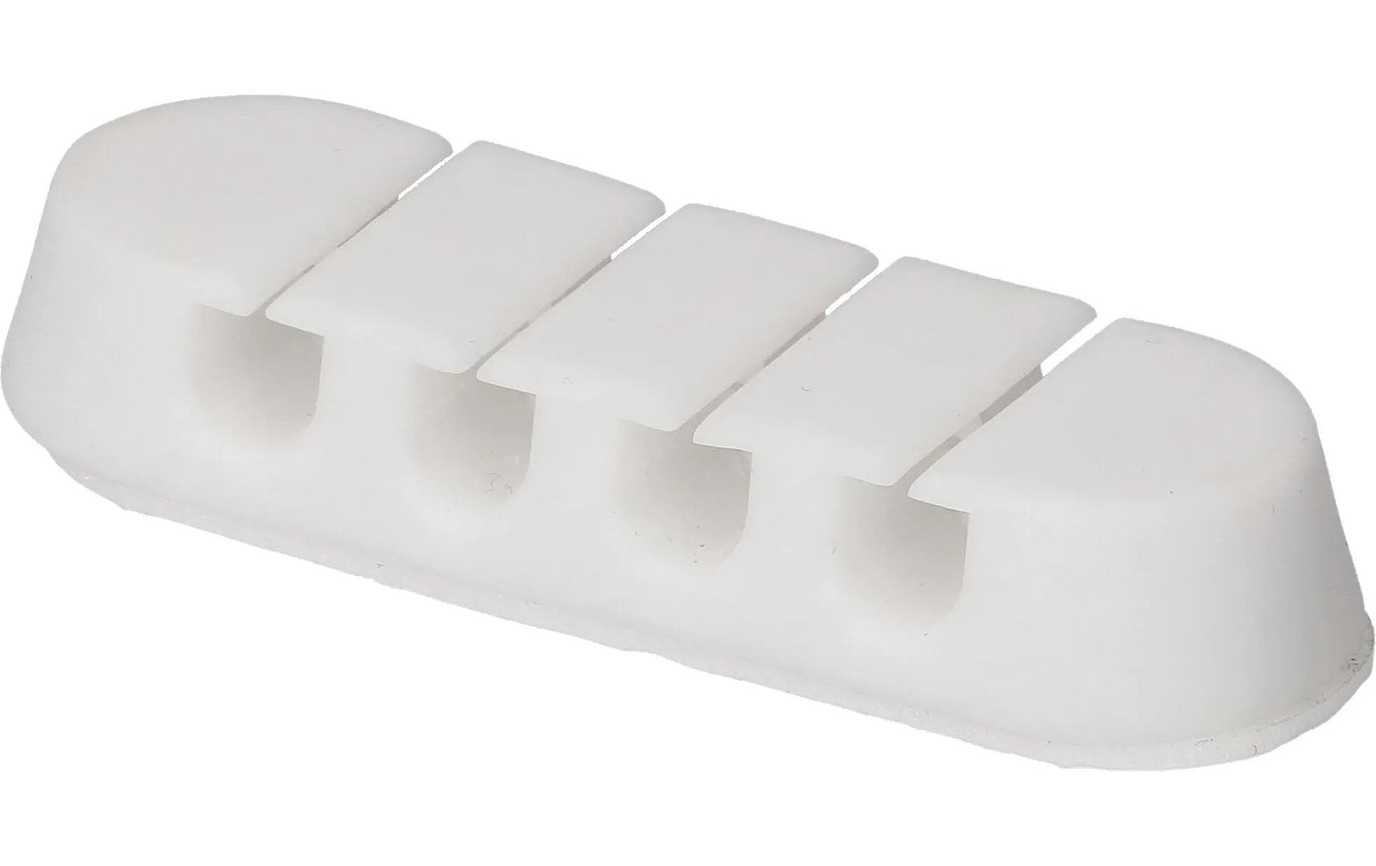 Max Hauri AG Max Hauri Kabelhalter, selbstklebend, Ø bis 7 mm, 3er-Pack – weiss