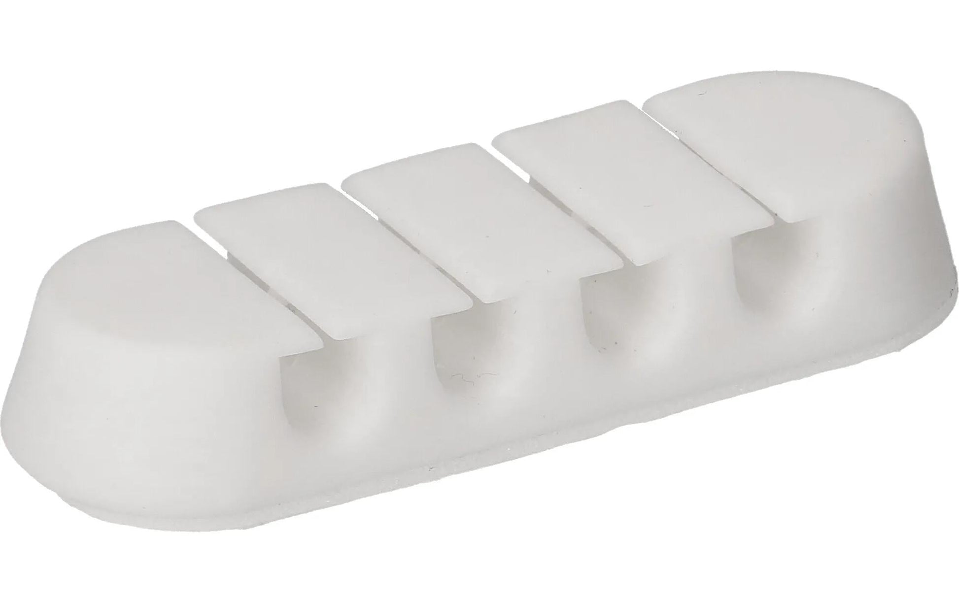 Max Hauri AG Max Hauri Kabelhalter, selbstklebend, Ø bis 7 mm, 3er-Pack – weiss