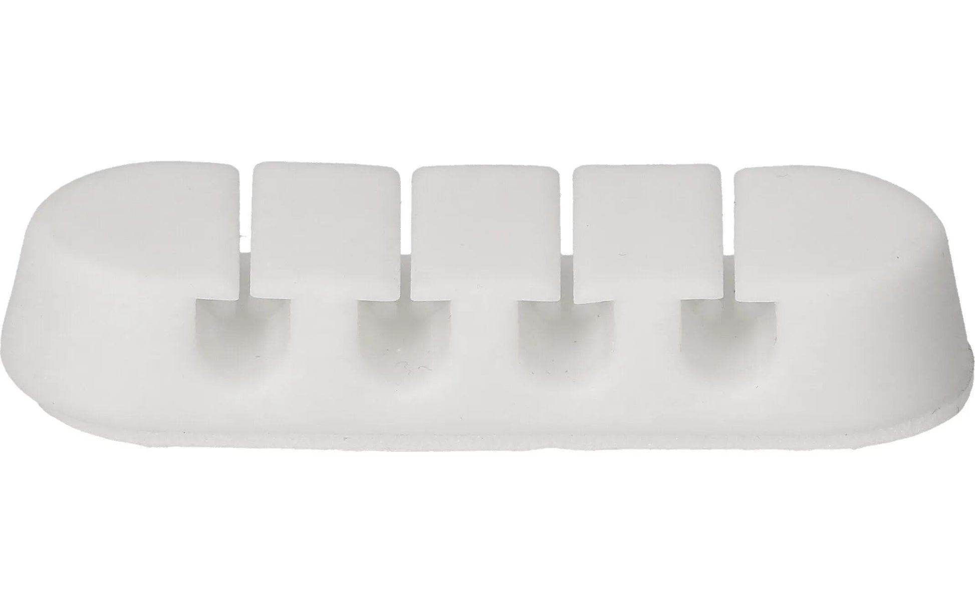 Max Hauri AG Max Hauri Kabelhalter, selbstklebend, Ø bis 7 mm, 3er-Pack – weiss