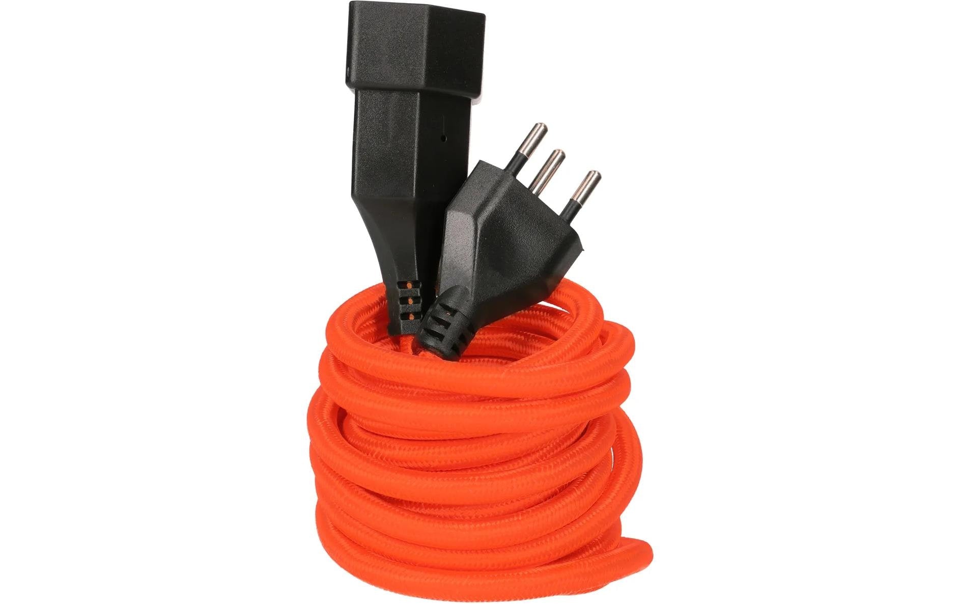 MaxTex Verlängerungskabel – T13–T12, 3 m, 1×1 mm², Orange