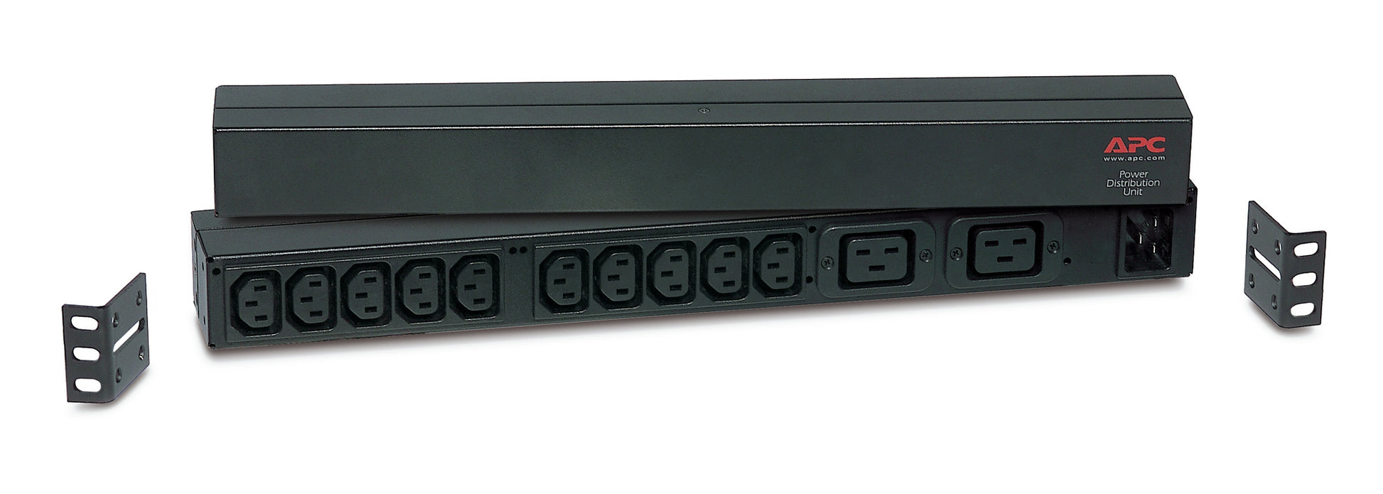 APC PDU 3680 W Einphasig – 1U Rack – C13×10, C19×2 – Eingang IEC C20 – schwarz