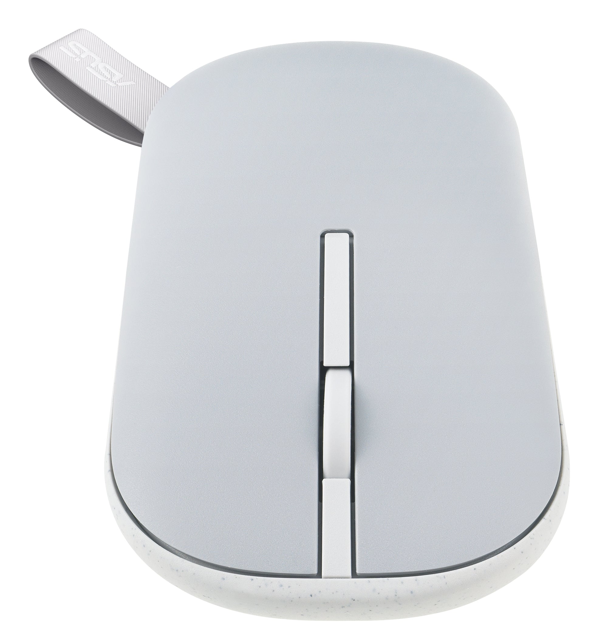 ASUS Marshmallow Md100 – Maus – Kabellos (Bluetooth/2,4 GHz), beidhändig, Grau