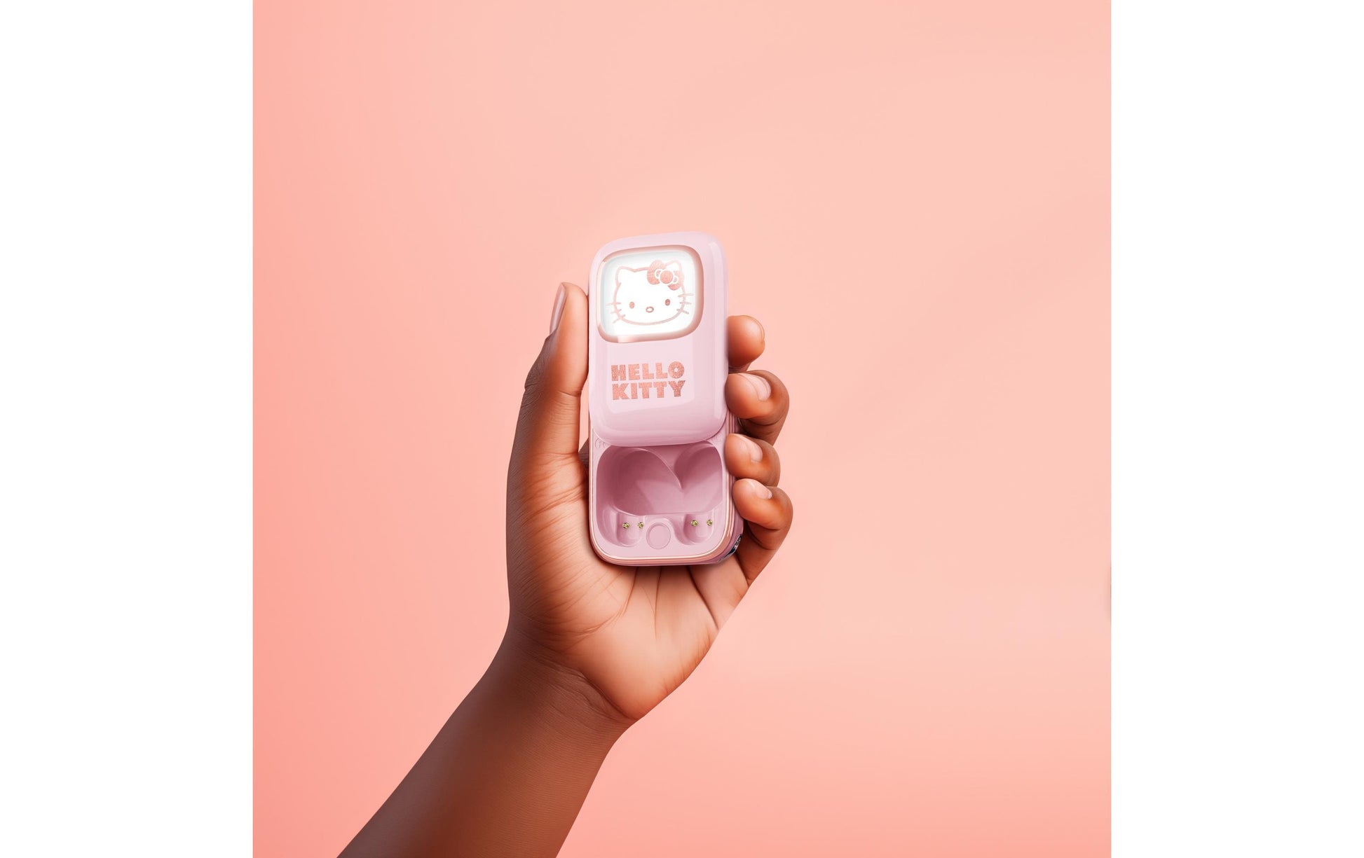 OTL Technologies OTL Hello Kitty Slide – True Wireless In-Ear Kopfhörer – Bluetooth 5.3, Touch-Steuerung – Rosa – bis 6 h