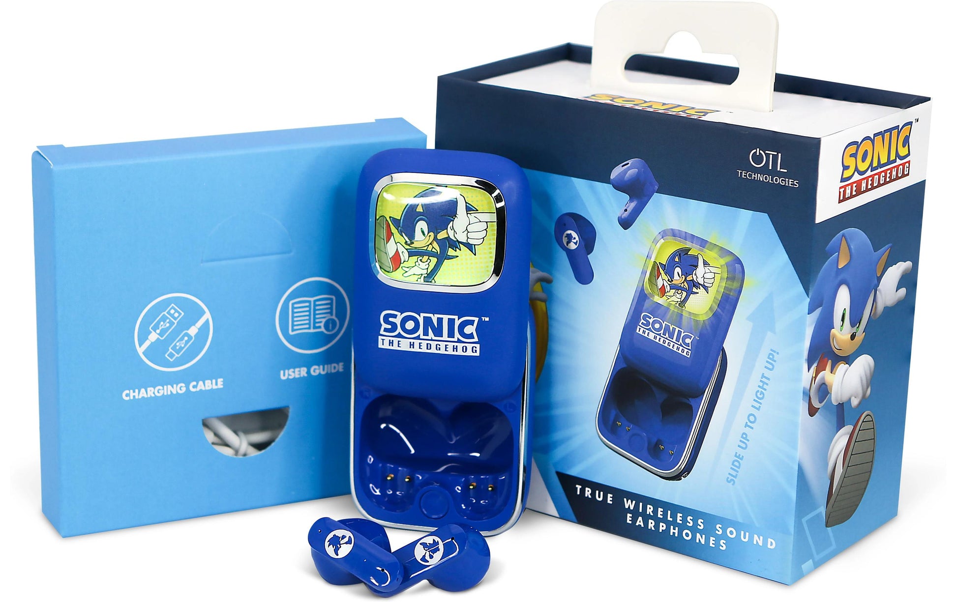 OTL Technologies Sonic Slide TWS In-Ear – Stereo, mit Ladecase, Blau, BT 5.3