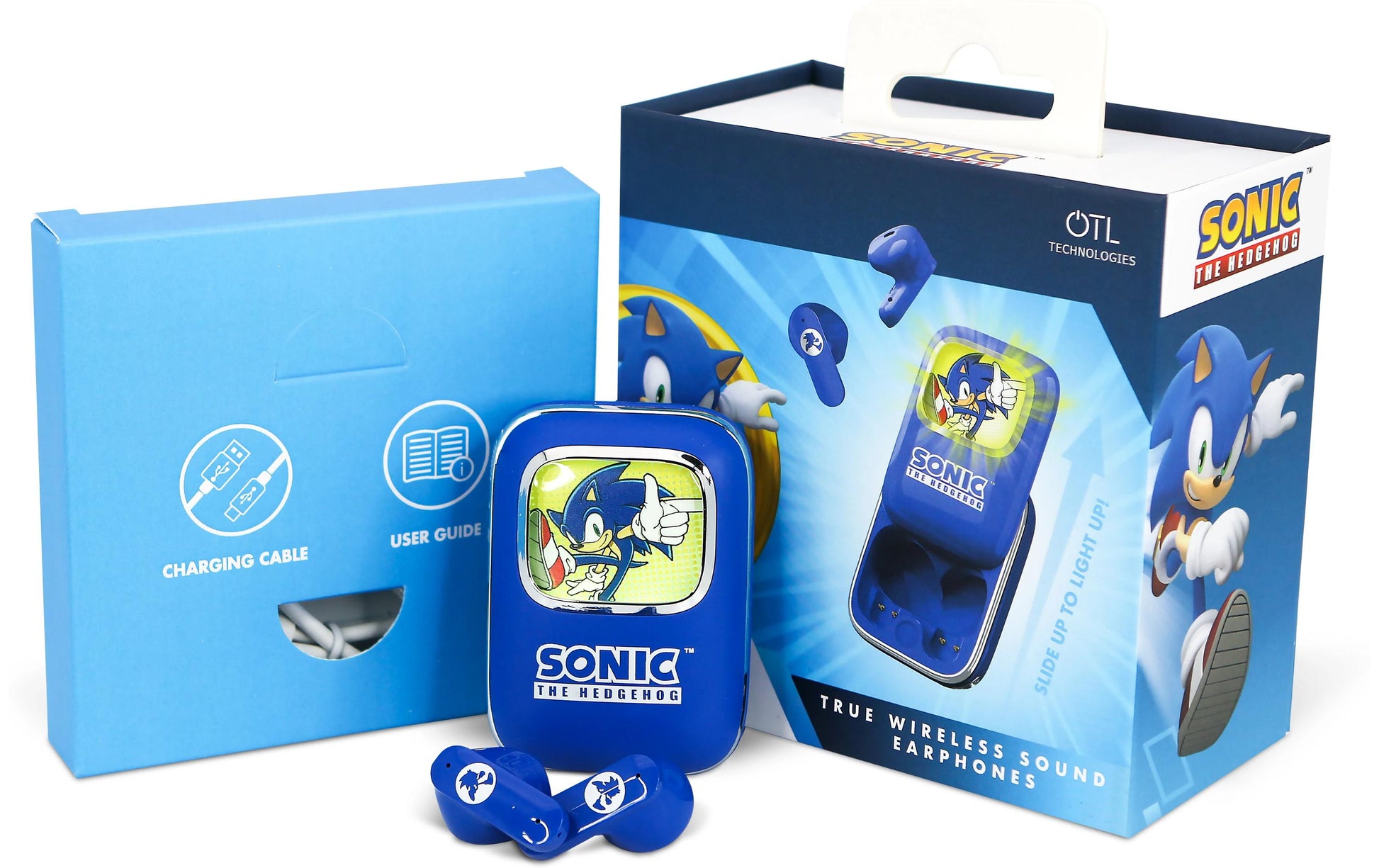 OTL Technologies Sonic Slide TWS In-Ear – Stereo, mit Ladecase, Blau, BT 5.3