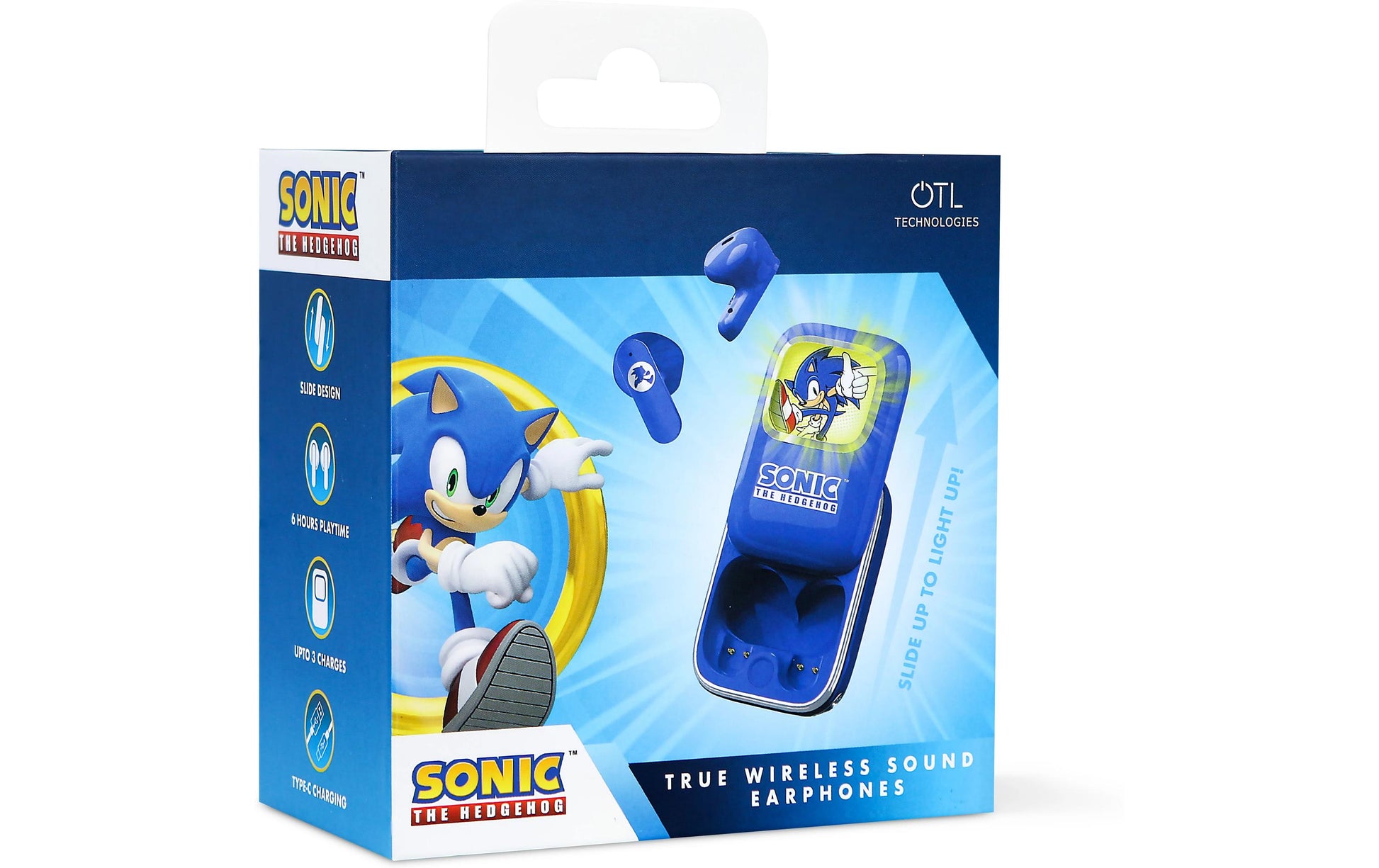 OTL Technologies Sonic Slide TWS In-Ear – Stereo, mit Ladecase, Blau, BT 5.3