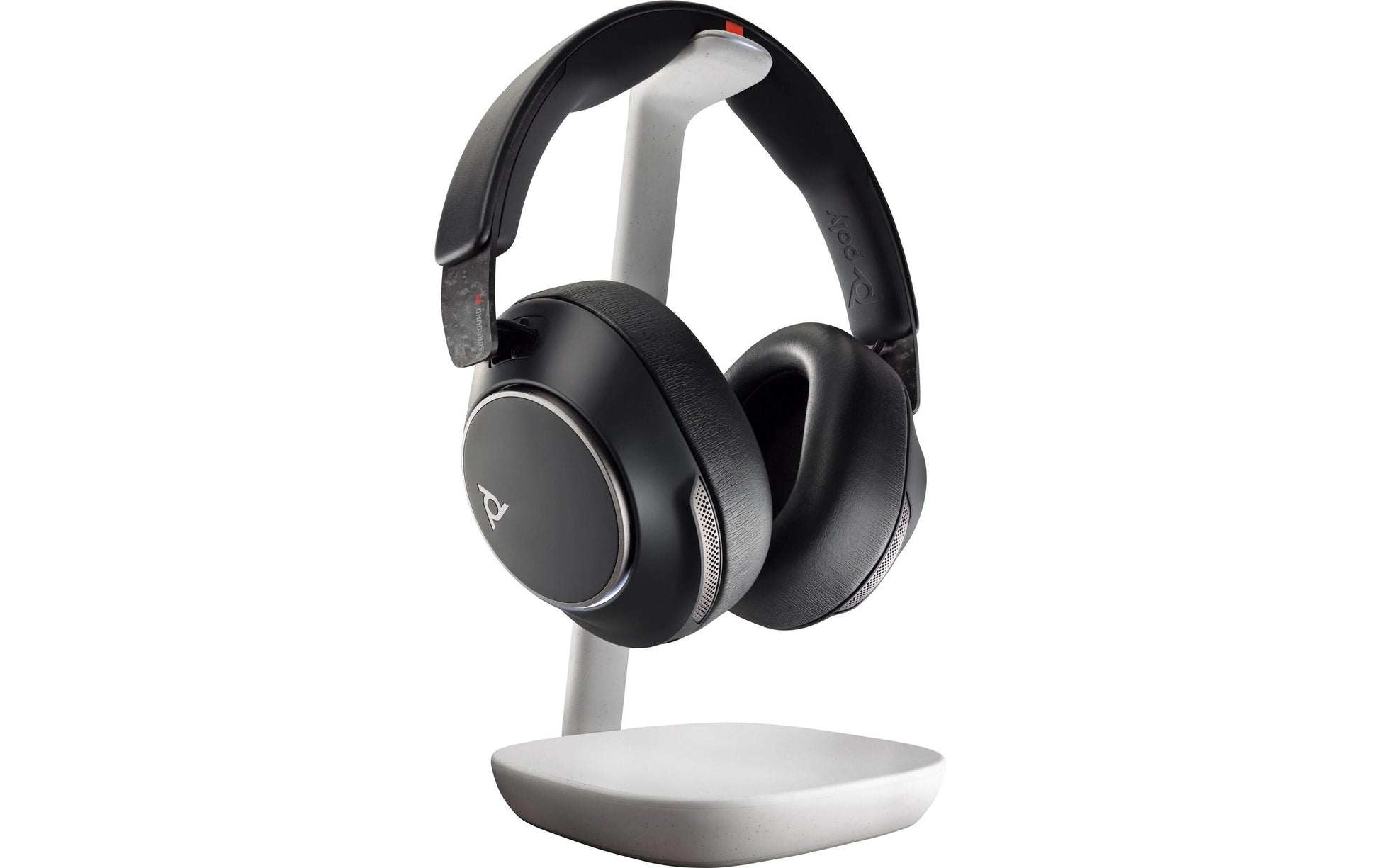 Poly Voyager 85 UC Office-Headset – Over-Ear, Stereo, BT, UC-optimiert, mit Ladestation, Schwarz, BT 5.3