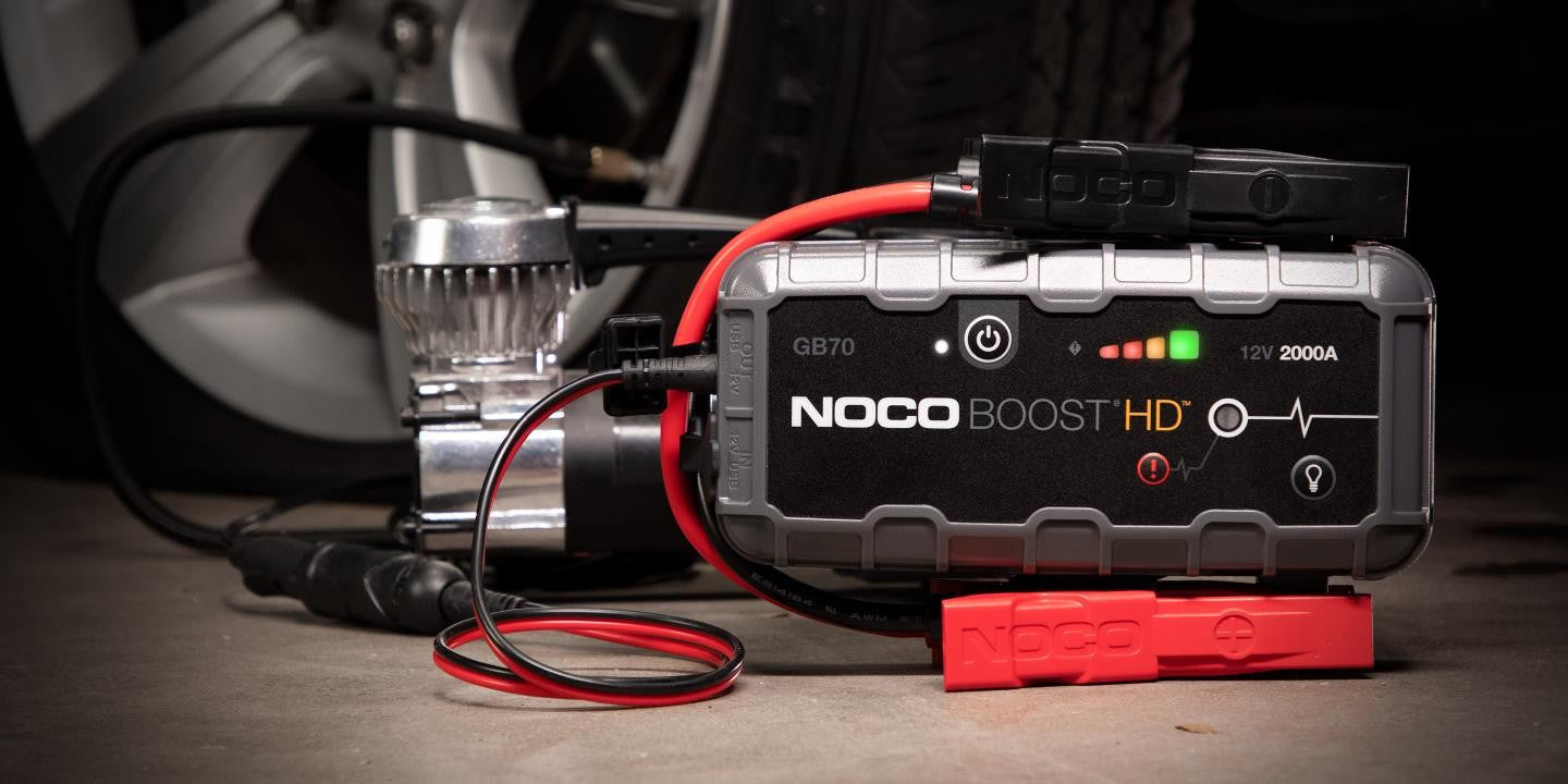 NOCO Genius GB70 Starterbooster 5'000 mAh – 1× USB-A, IP65, Grau