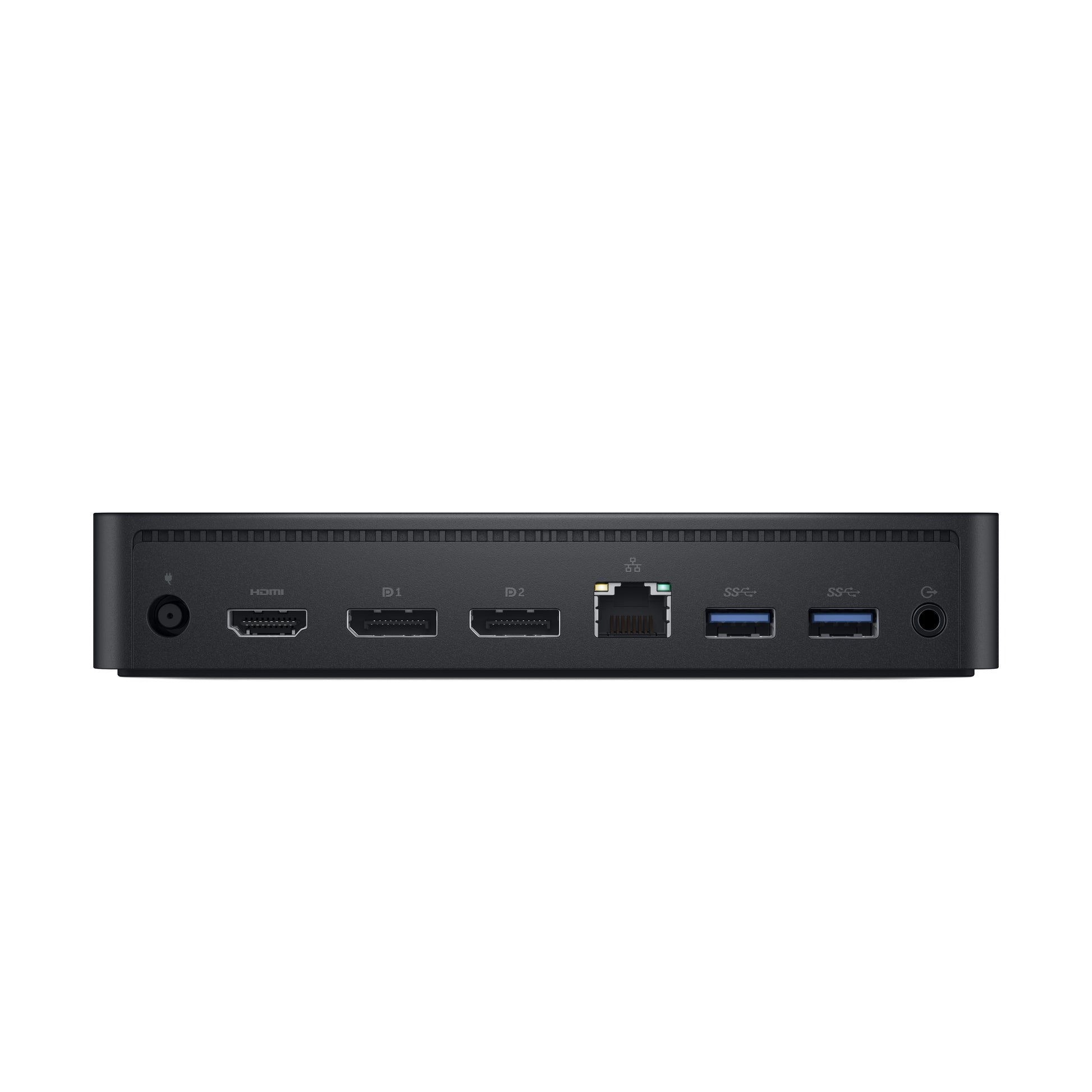 Dell D6000 Dockingstation – USB-C, 2× DP, 1× HDMI, 4× USB-A, GbE, 3,5 mm Audio, für Dell-Laptops