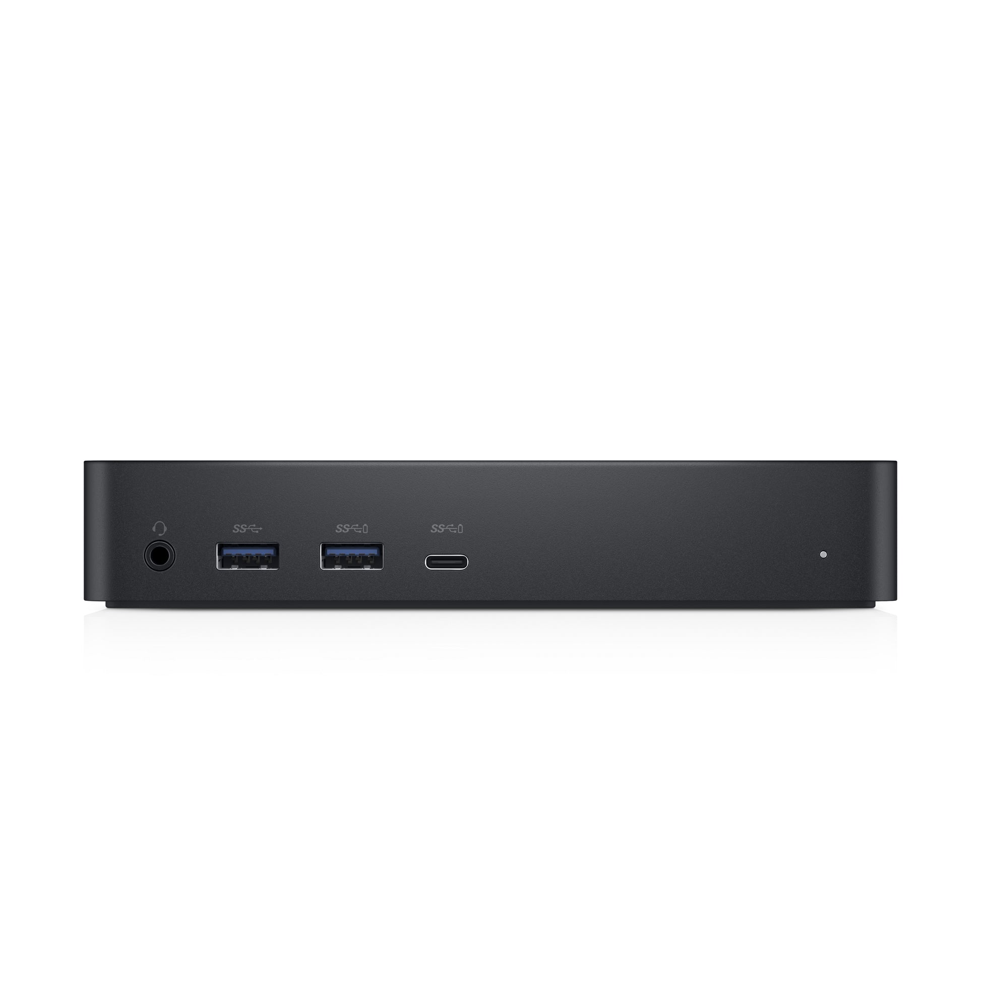 Dell D6000 Dockingstation – USB-C, 2× DP, 1× HDMI, 4× USB-A, GbE, 3,5 mm Audio, für Dell-Laptops