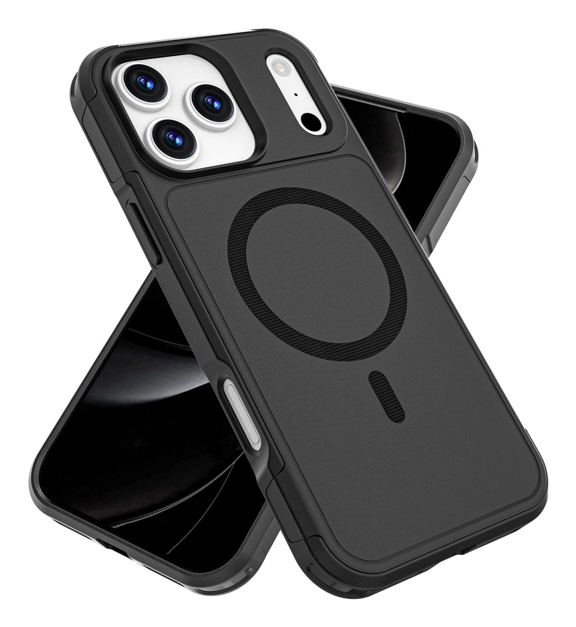 4smarts Backcover – für Apple iPhone 17 Pro Max – schwarz – TPU/PC – MagSafe-kompatibel