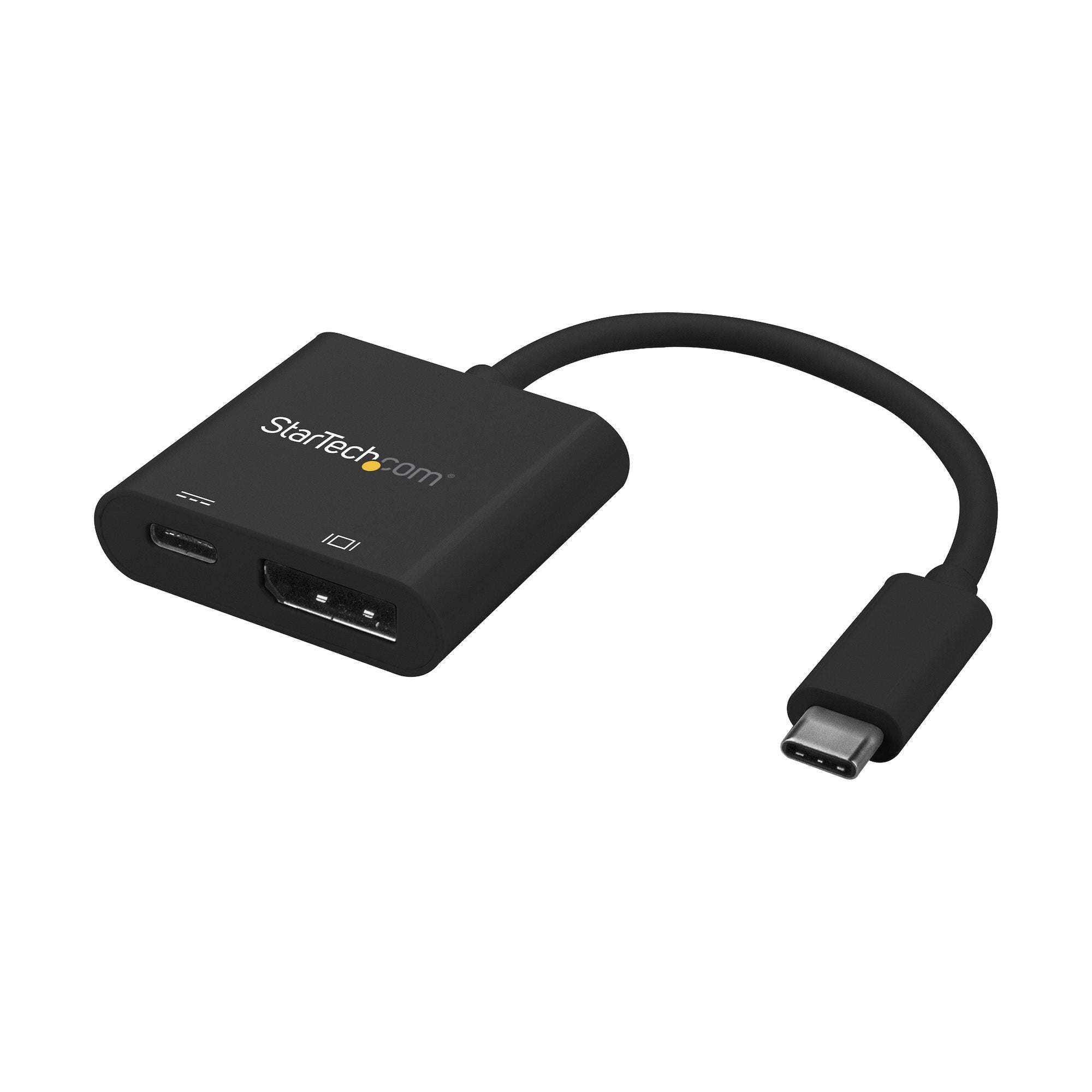 StarTech.com USB-C auf DisplayPort Adapter DP 1.2 4K 60 Hz – 0,1 m – für Thunderbolt 3, USB-C