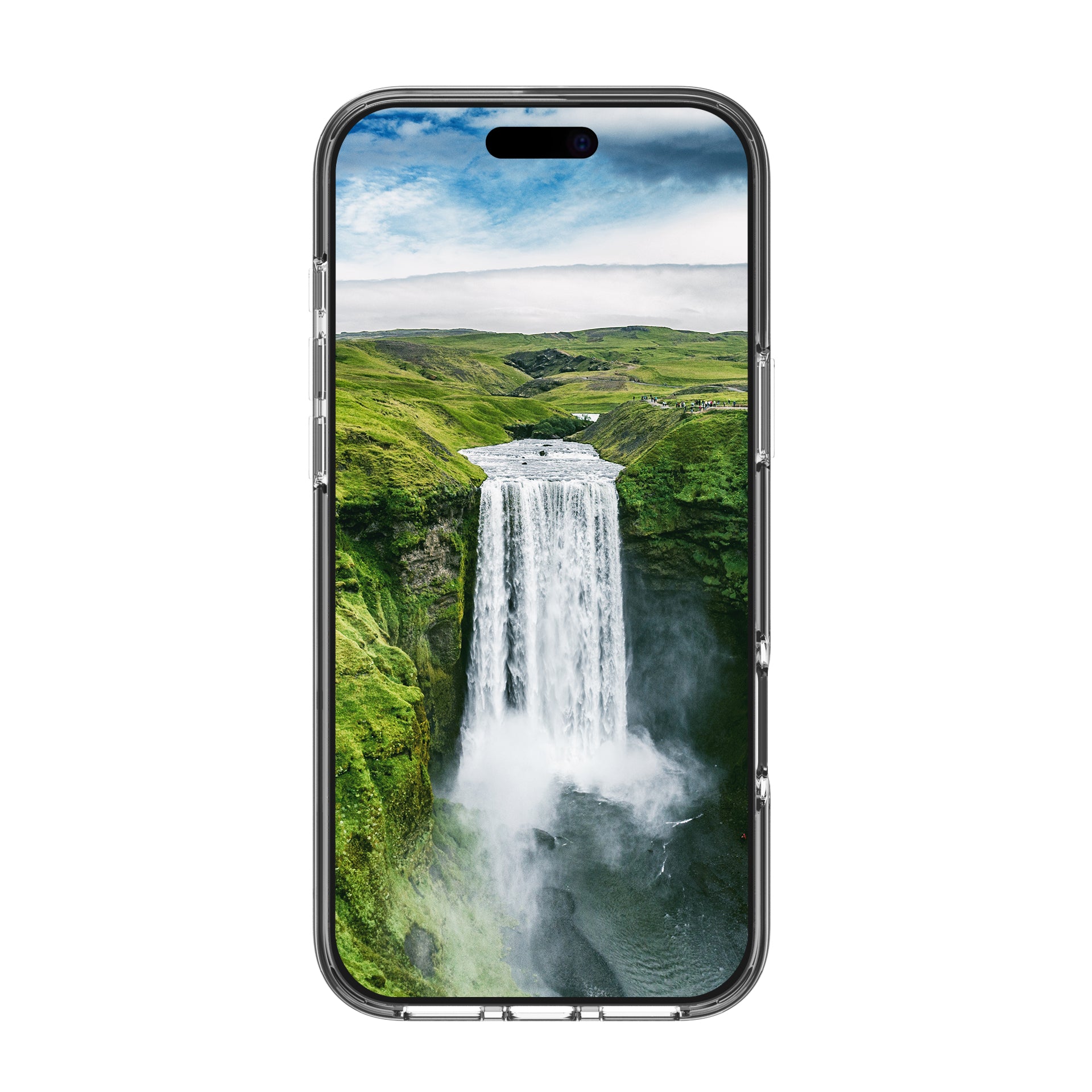 dbramante1928 Iceland Ultra Backcover – für Apple iPhone 16 Pro Max, MagSafe, D3O, Transparent
