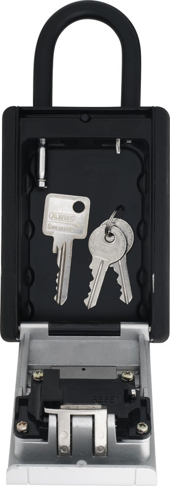 ABUS Schlüsseldepot KeyGarage 797, für 20 Schlüssel, Zahlenschloss, Stahlblech, schwarz/silber