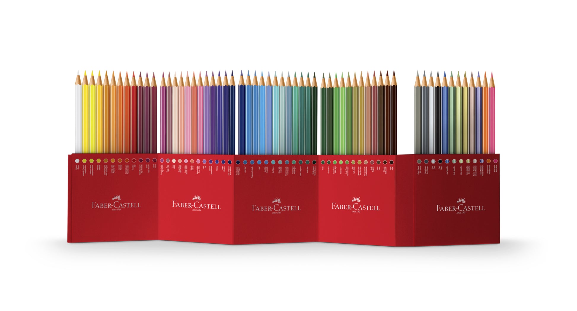 Faber-Castell Buntstifte Classic – 60 Farben, im Kartonetui, Ø 2,8 mm, sechskantig, FSC