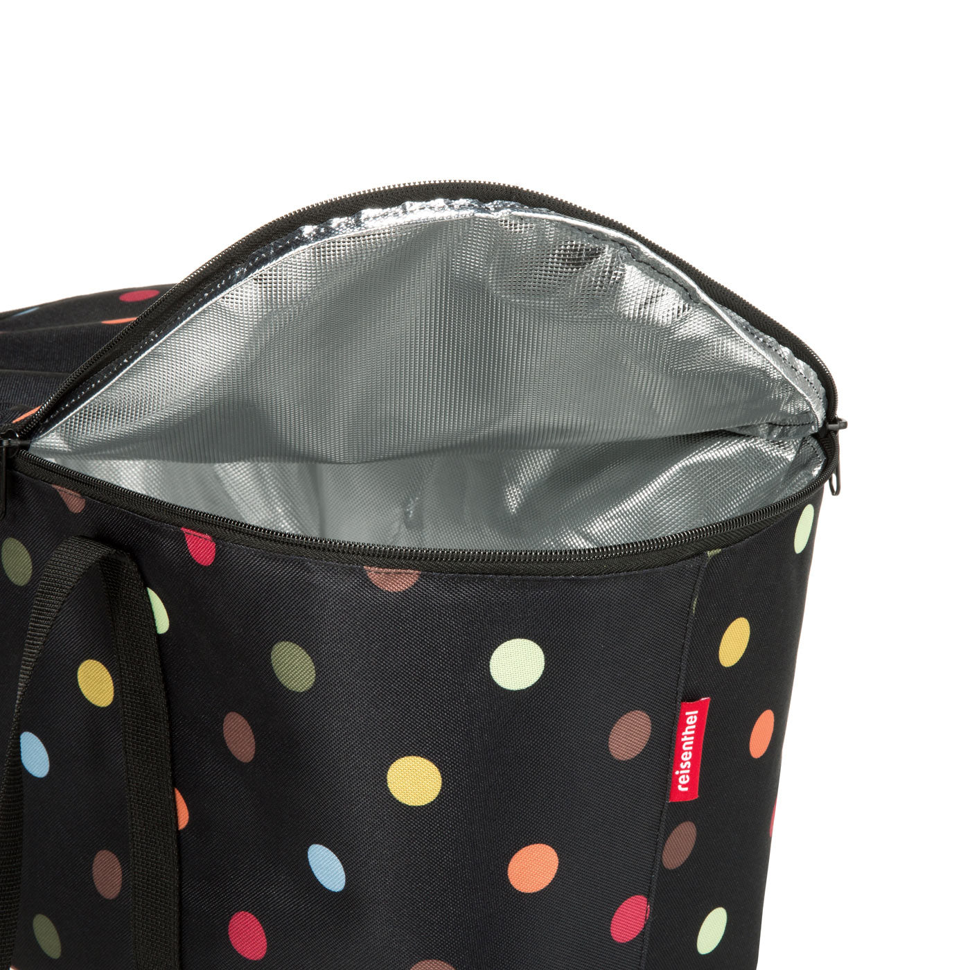 Reisenthel Stofftasche, Polyester, Motiv Punkte, 445×245×250 mm, mit Griff