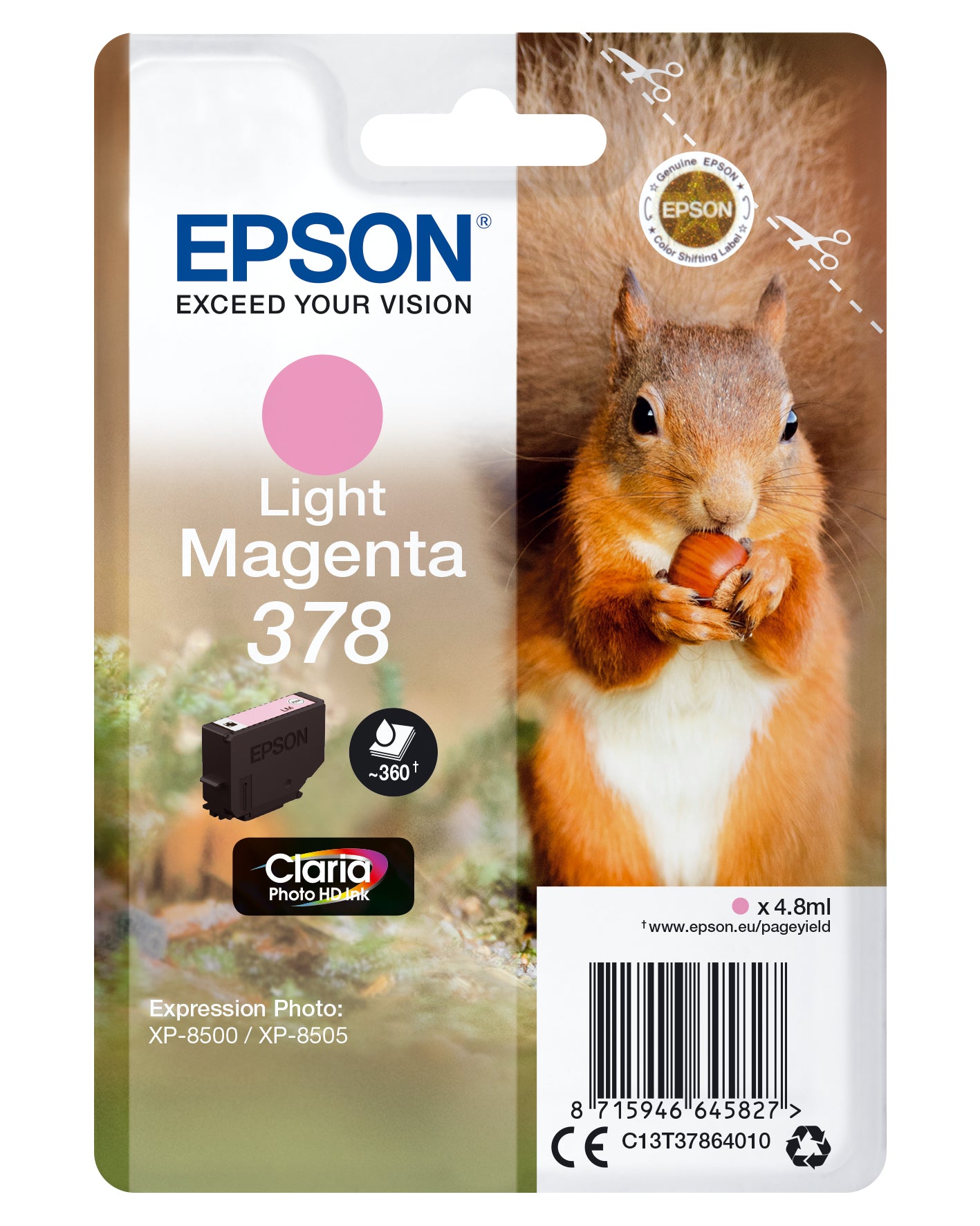 Epson Tintenpatrone 378, Hellmagenta