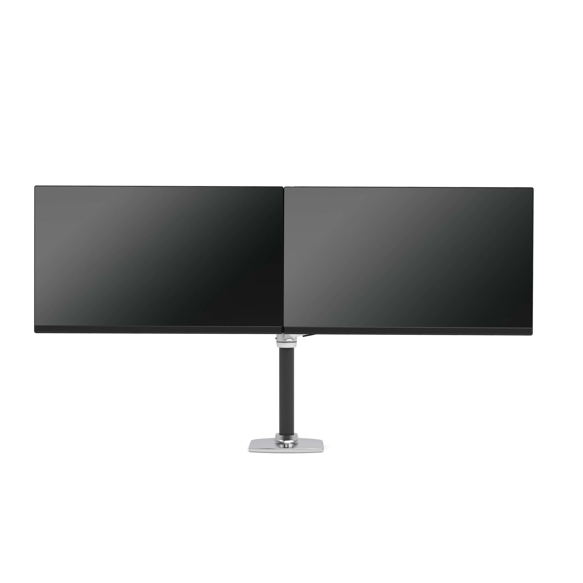 Ergotron LX Dual Stacking Arm – Monitorarm Tischhalterung – 2 Monitore – bis 40" – höhenverstellbar – Silber