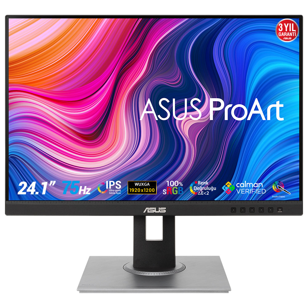 ASUS PA248QV – Monitor, 24,1", 1920 × 1200 (WUXGA), IPS, 75 Hz, 300 cd/m²
