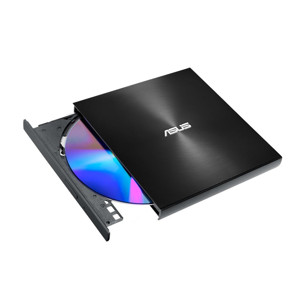 ASUS ZenDrive U9M (SDRW-08U9M-U) – Slimline externes DVD±RW, USB-C/USB-A, 8× DVD+R, Schwarz