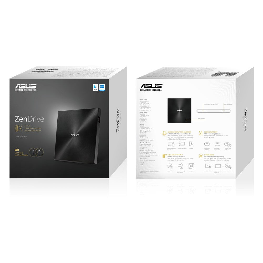 ASUS SDRW-08U9M-U ZenDrive U9M