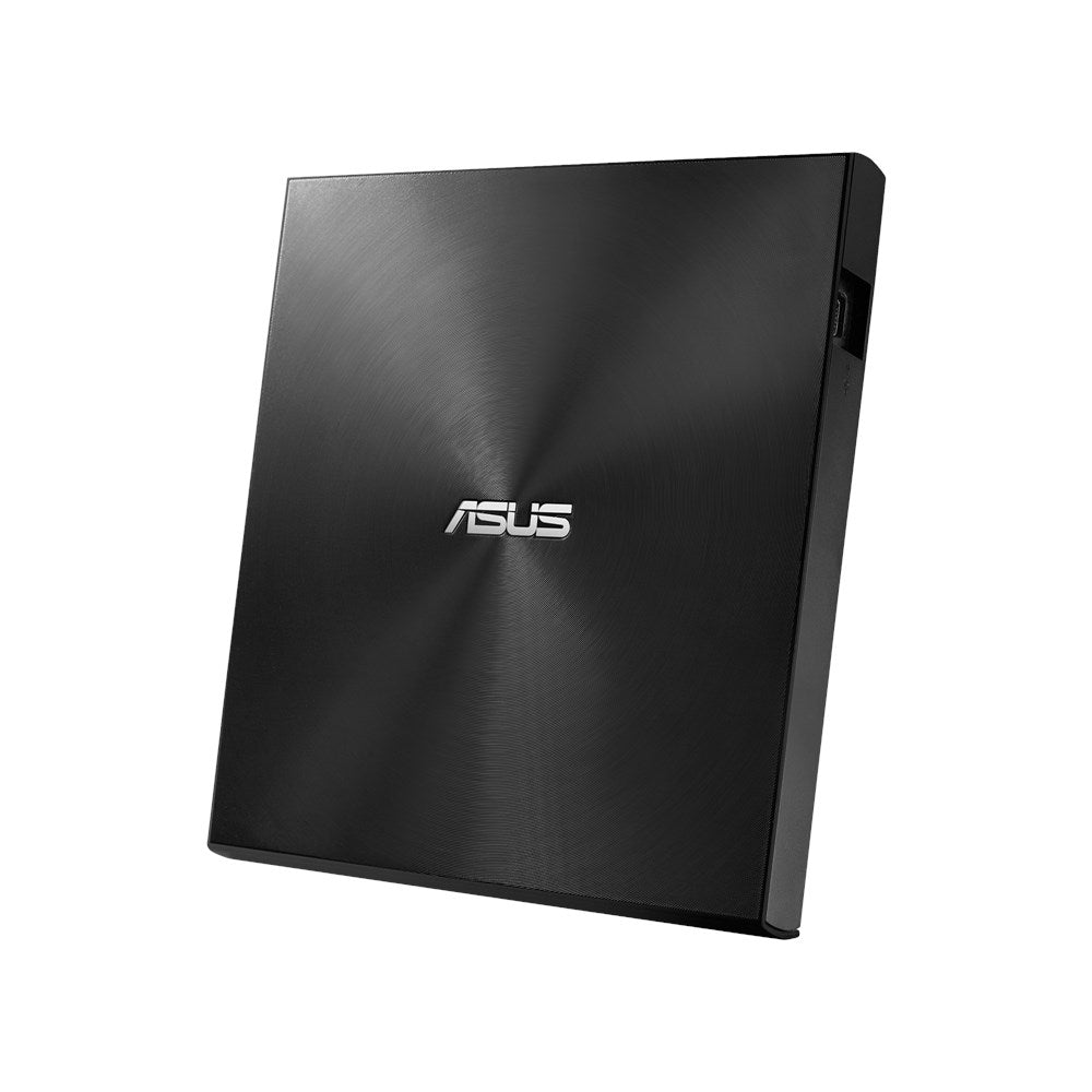 ASUS ZenDrive U9M (SDRW-08U9M-U) – Slimline externes DVD±RW, USB-C/USB-A, 8× DVD+R, Schwarz