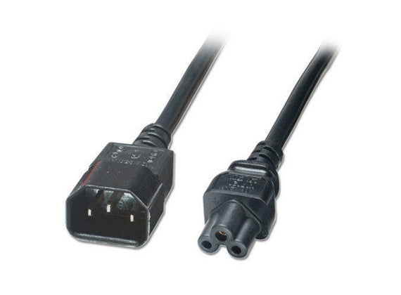 Max Hauri AG Max Hauri Netzkabel – IEC C14 bis IEC C5, 1,5 m, 230 V/2,5 A, 3×0,75 mm², schwarz